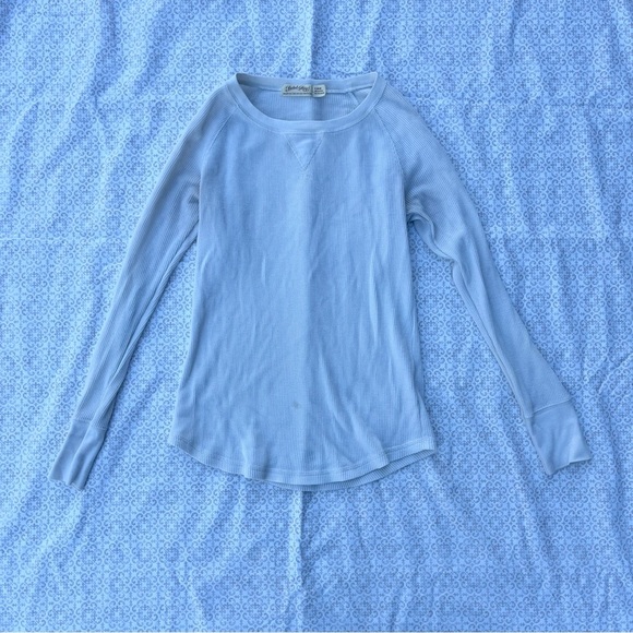Faded Glory white long sleeve tee - Picture 1 of 4